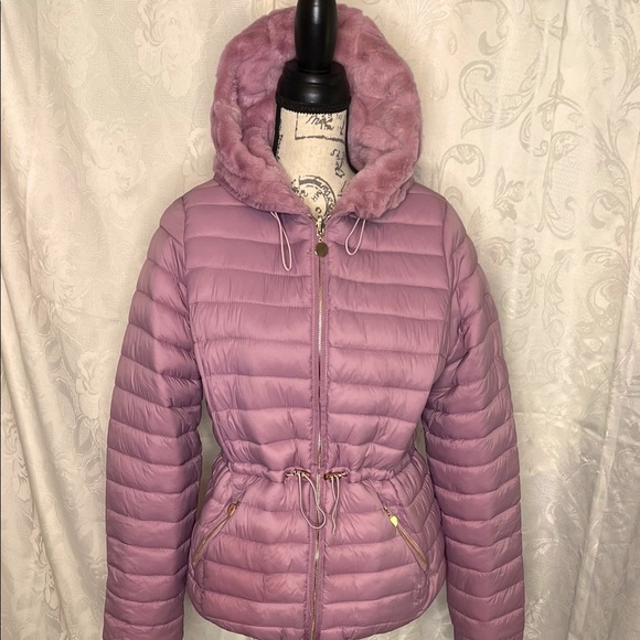 SzM Italian pink, reversible puffer jacket. - Picture 2 of 8